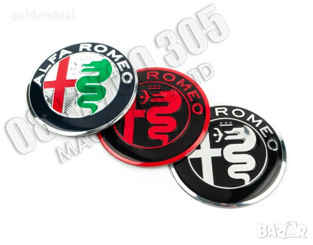 Емблема Волан Алфа Ромео Стелвио Alfa Giulia Stelvio, снимка 3 - Аксесоари и консумативи - 53747454