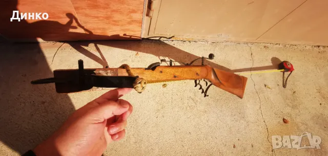 Австрийски ловен арбалет 19век оригинал., снимка 8 - Лъкове и арбалети - 47852769