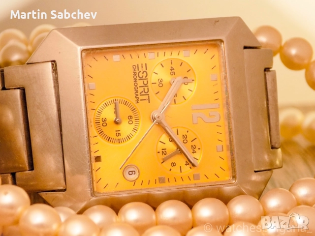 Esprit Chronograph, снимка 2 - Дамски - 52311486