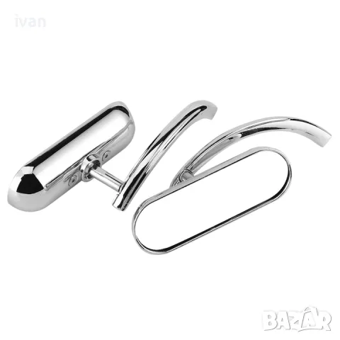 намаление Комплект огледала за обратно виждане универсални 11.4x3.8cm, мотоциклети с диаметър 8/10mm, снимка 3 - Части - 49976580