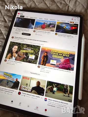 Ipad air 13 M3 + apple pencil pro с гаранция , снимка 3 - Таблети - 56234810