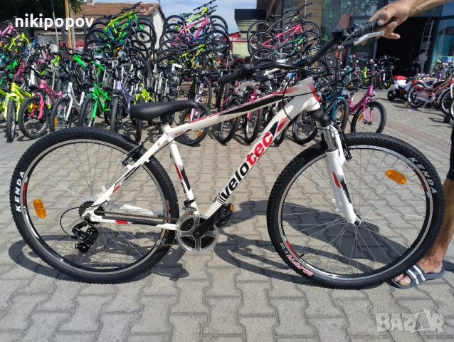 SPRINT Алуминиев велосипед 29" Velotec PRO бял/червен, снимка 11 - Велосипеди - 53563868