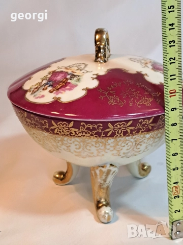 порцеланова бижутерка Ромео и Жулиета с позлата 31/1, снимка 7 - Колекции - 52985465