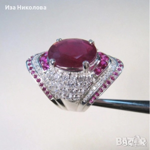 Винтидж пръстени с тюркоаз, опал, марказит, кристали, снимка 18 - Пръстени - 31857766