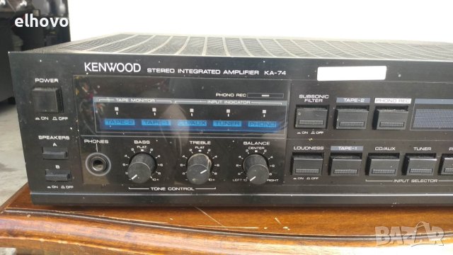 Стерео усилвател Kenwood KA-74, снимка 11 - Ресийвъри, усилватели, смесителни пултове - 41204318