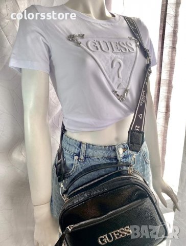 Черна чанта  Guess, снимка 3 - Чанти - 35976811