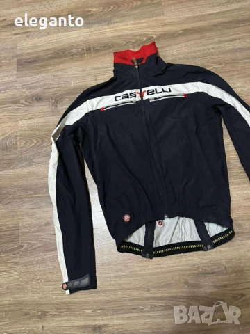 Оригинално мъжко яке Castelli  Rosso Corsa GORE-Windstopper  INFINIUM™ Jacket , XXL/XL , снимка 3 - Якета - 52404466
