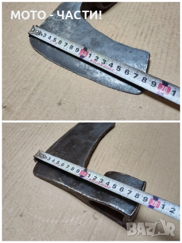 Стара Кована Брадва с Щампа СЪРП И ЧУК / 1,6кг. / НОМЕР 5., снимка 7 - Антикварни и старинни предмети - 52179000