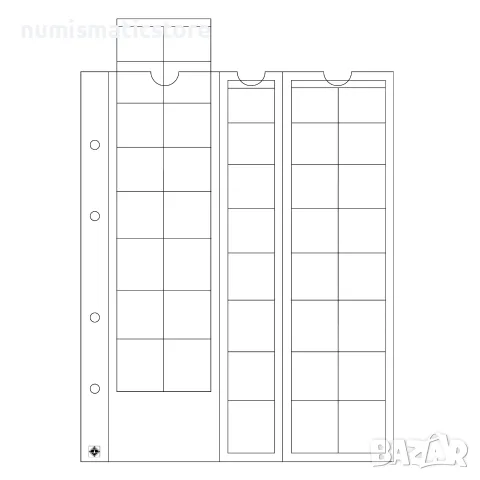 Leuchtturm Optima-Euro пет евро-серии за 40 мон. /оп.5 бр