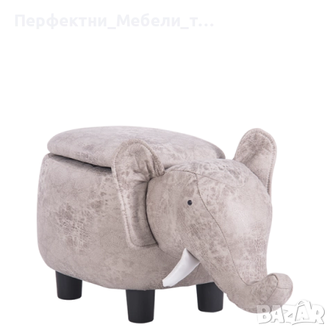 Запомнящ се подарък за детска стая-табуретка-ракла-кравичка,овца,слонче, снимка 5 - Мебели за детската стая - 52653888