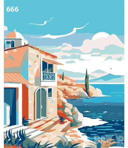 Рисуване по номера Пейзаж, снимка 7 - Картини - 52913925