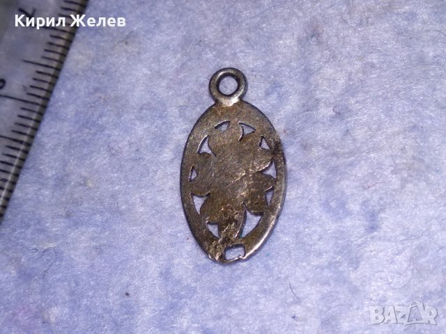 СТАРИННО СКЪПОЦЕННО ФЛОРАЛНО ОРНАМЕНТИРАНО СРЕБЪРНО БИЖУ ПЕНДАНТ СРЕБРО сПРЕКРАСЕН РОЗОВ КВАРЦ 13897, снимка 8 - Антикварни и старинни предмети - 40939837