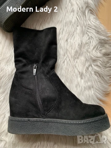 Боти със скрита платформа, снимка 3 - Дамски боти - 50999914