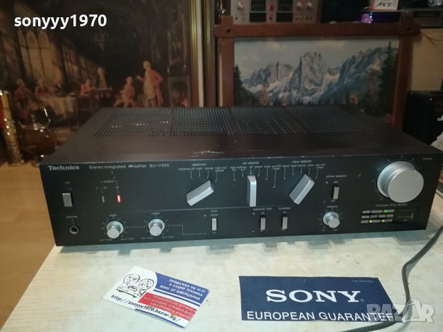 TECHNICS SU-V505 AMPLIFIER MADE IN JAPAN-LNV ВНОС SWISS 2806231041, снимка 3 - Ресийвъри, усилватели, смесителни пултове - 41379694