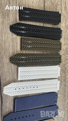 Продавам нови HUBLOT каишки от висококачествен каучук' и закопчаване (пеперуда), снимка 10 - Мъжки - 51145460
