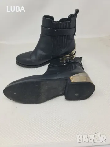 дамски кожени ботуши номер 37, снимка 5 - Дамски ботуши - 48459315