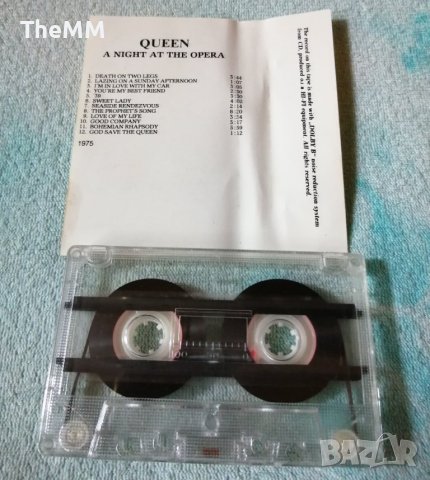 Queen - A night at the opera, снимка 2 - Аудио касети - 42225095