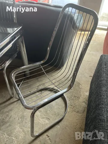 Комплект трапезна маса с 4 стола, снимка 5 - Маси - 50004887