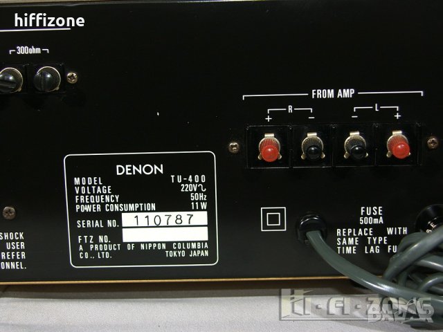 ТУНЕР   Denon tu-400 , снимка 7 - Ресийвъри, усилватели, смесителни пултове - 34703774