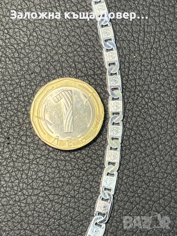 Сребърно ланче ланец чисто нов синджир 925 silver lanec lanche sinjir, снимка 6 - Колиета, медальони, синджири - 52529155