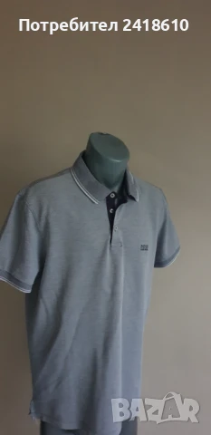 Hugo Boss Vito 36 Pique Pima Cotton Regular Fit Mens Size XL - 2XL  ОРИГИНАЛ! Мъжка Тениска!, снимка 2 - Тениски - 51271793