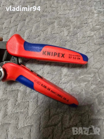 Knipex 97 53 04 кримп клещи, снимка 2 - Други инструменти - 53761675
