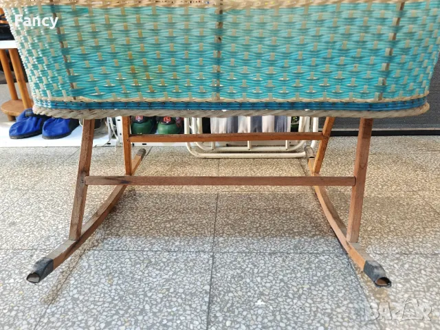 Старо бебешко кошче, снимка 4 - Антикварни и старинни предмети - 47271611