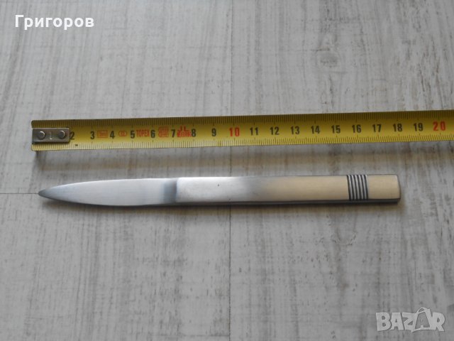 ЛОТ от 2 бр. стари ножове за писма ! стар нож БРОНЗОВ нож за писма ножка ножче, снимка 3 - Колекции - 35916798