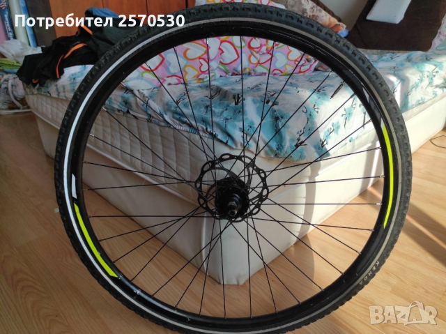 Капли28 с гуми диск и QR центровани-комплект, снимка 6 - Части за велосипеди - 44790924