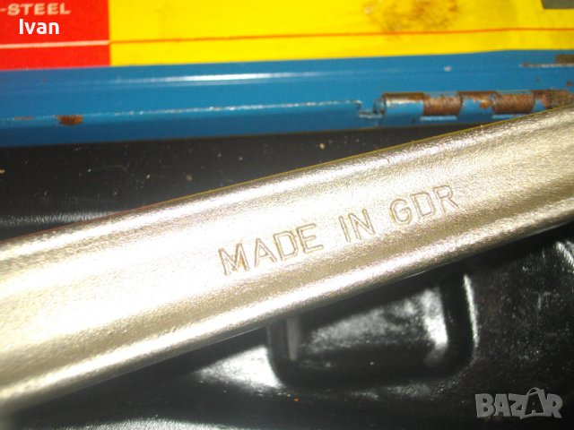 Made in GDR-Старо Качество Немска Гедория/Гидория-Инструменталиум-11-32мм-25 части-Хром-Ванадиум, снимка 11 - Други инструменти - 40343264