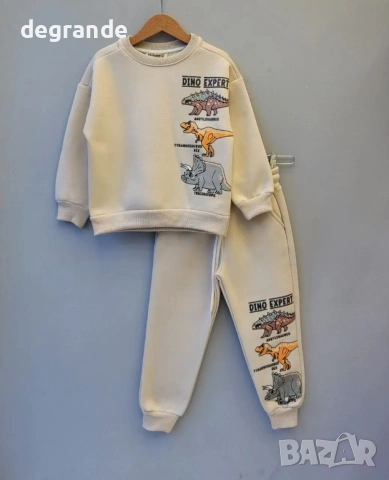 Ватиран Комплект за Момчета с ДИНОЗАВРИ  , снимка 2 - Детски комплекти - 53195707