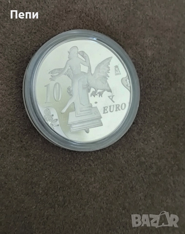 10 сребърни евро Салвадор Дали, снимка 2 - Нумизматика и бонистика - 52894219