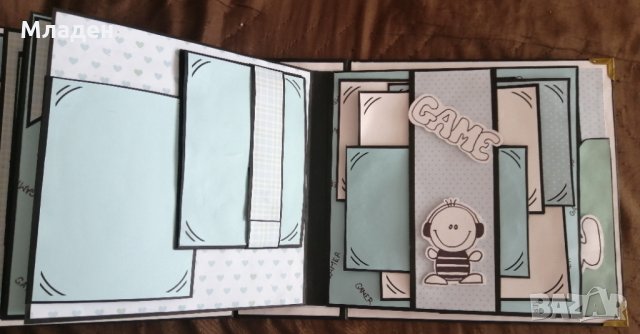 Ръчно изработен скрапбук албум, снимка 15 - Други - 35809812