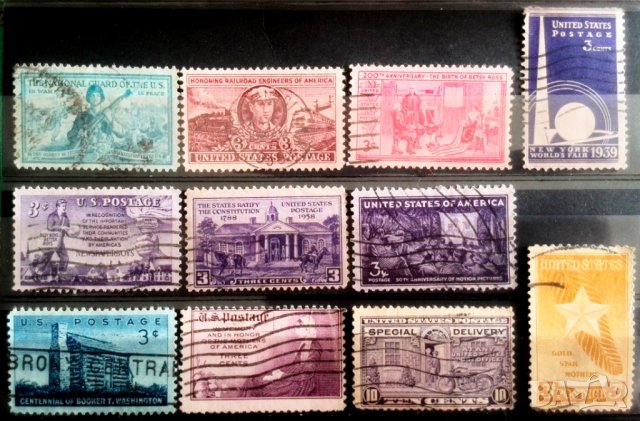 Стари Пощенски марки-3, снимка 9 - Филателия - 39557235