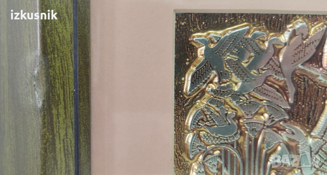 Eгипетска метална пластика, релеф, снимка 5 - Декорация за дома - 36137094