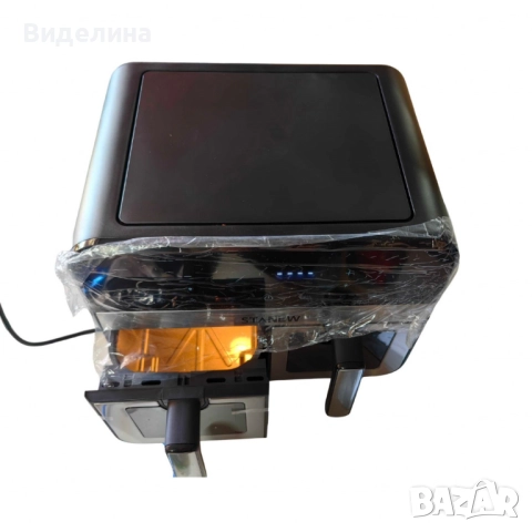 Двоен въздушен фритюрник, STANEW – решението срещу мазното и бавното готвене, снимка 2 - Фритюрници - 51922167