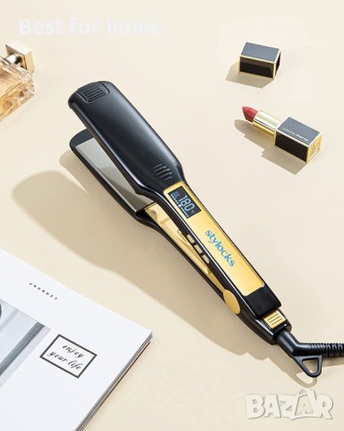 Stylocks професионална преса с широки плаващи плочи модел HS 139, снимка 5 - Преси за коса - 41631229