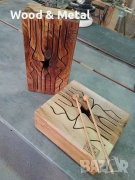 дървена музикална кутия tongue, снимка 3 - Декорация за дома - 50330546