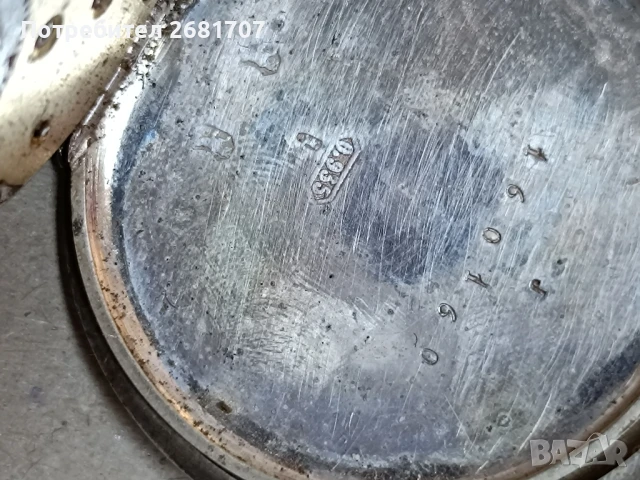 джобен сребърен часовник , снимка 4 - Джобни - 51375630