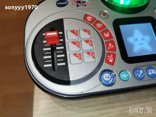 V-TECH KID SUPER STAR DJ STUDIO-ВНОС FRANCE 1502260824, снимка 6 - Ресийвъри, усилватели, смесителни пултове - 53480660