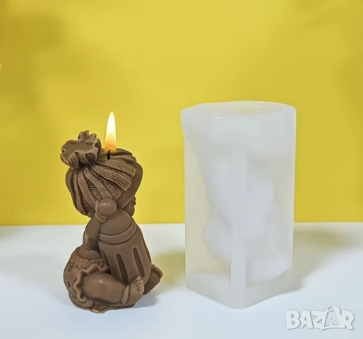 Молд бебе с биберон, снимка 3 - Форми - 52072708