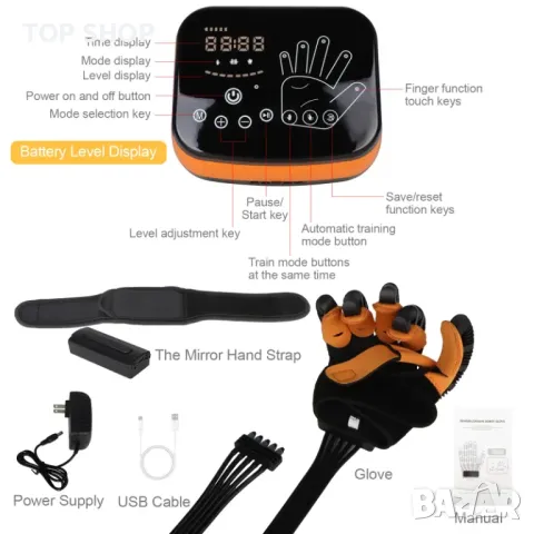 Ръкавица робот за рехабилитация пет канална от Loline XL дясна, снимка 5 - Слухови апарати - 49105015