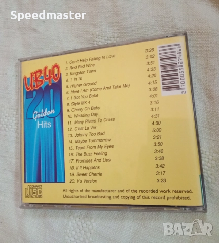 UB40 - Golden Hits, снимка 3 - CD дискове - 51786165