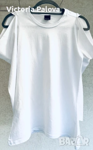 PINKO Италия оригинал интересна бяла блуза, снимка 9 - Корсети, бюстиета, топове - 50857496