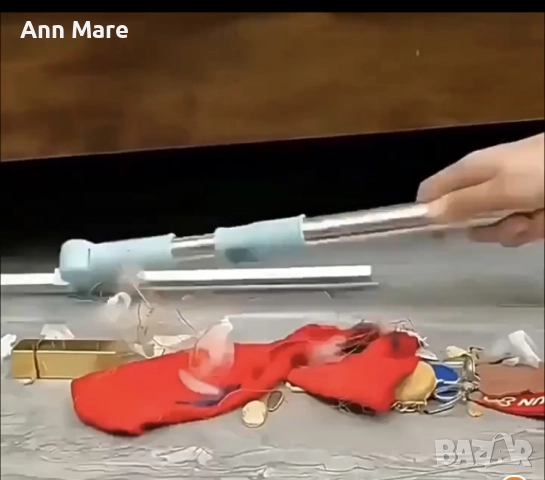 Метла с разтегателна силиконова шпатула, снимка 2 - Мопове, кофи, четки и метли - 47085792