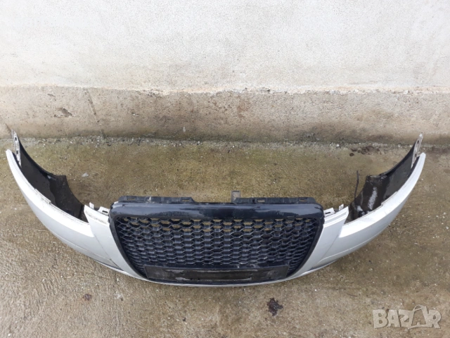 предна броня за ауди а6 ц6 4ф с тунинг маска AUDI A6 C6 4F, снимка 4 - Части - 53662248