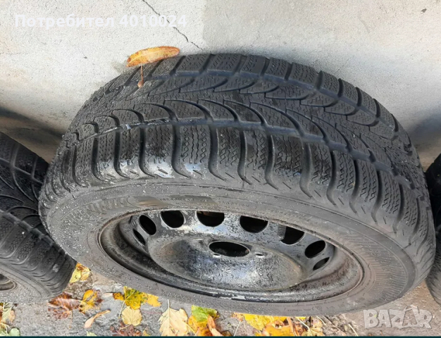 Зимни гуми Nokian 195/60/R15 DOT 4114 с джанти, снимка 5 - Гуми и джанти - 44810459