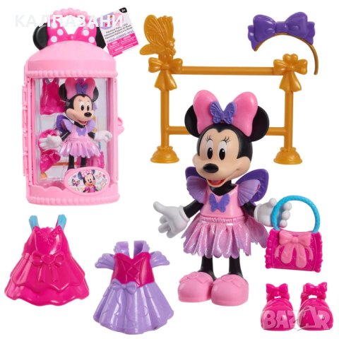 DISNEY Minnie Mouse Кукла Glitter & Glam 88198, снимка 2 - Кукли - 42536356