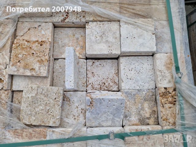 Промоция Травертин 3 см - 47лв.м2 с ддс  40х20 и 20х20 за външна настилка ., снимка 10 - Облицовки - 40636963