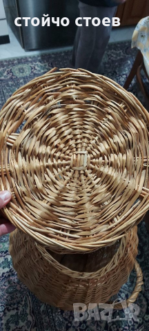 Плетен кош за пране, снимка 5 - Други - 27639666